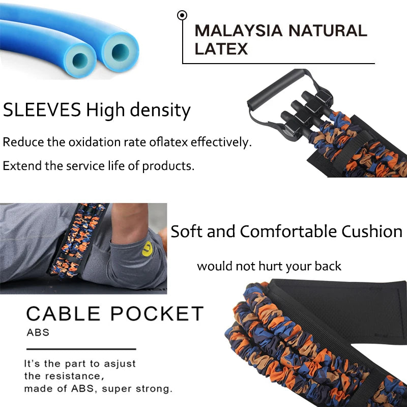 Adjustable Bench Press Band with Bar Chest Builder