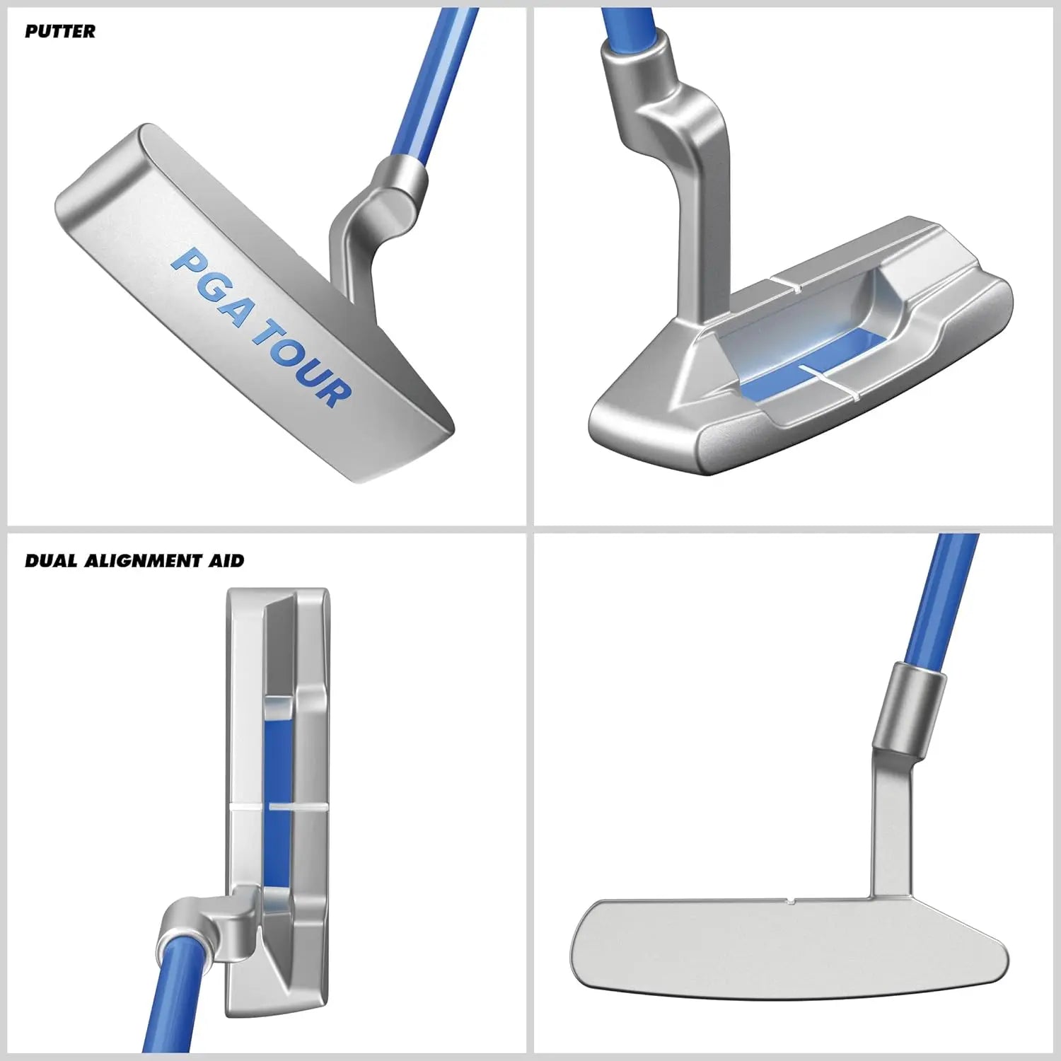 G1 Series Blue Children's Golf Club Set | Height 4'8 "-5'2" Set | Male and Female Adolescents Aged 8-12