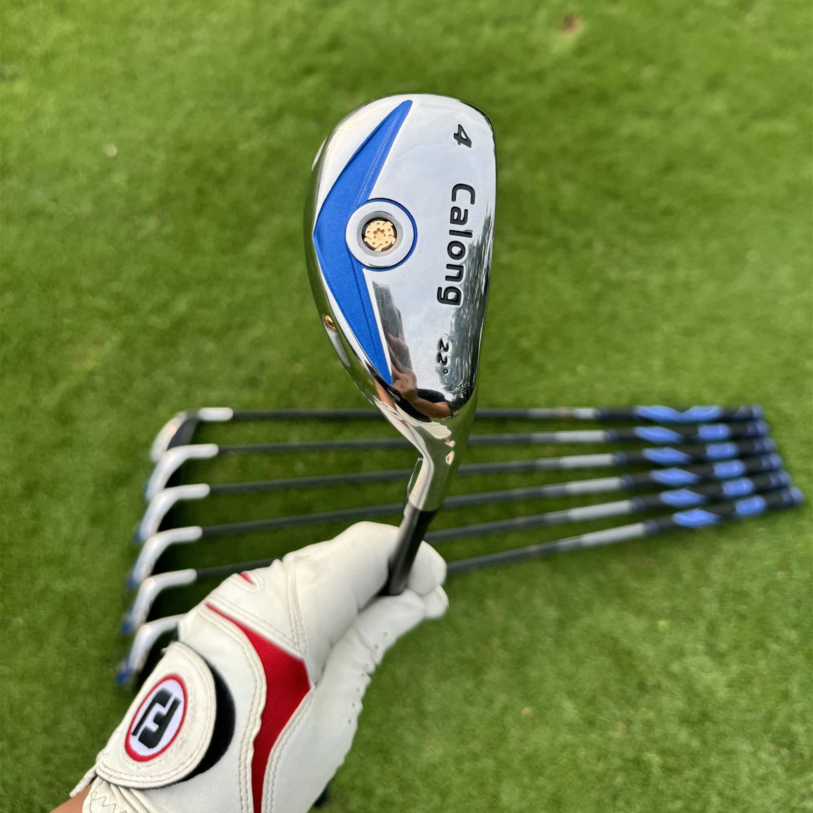 Super Calong Golf Hybrid Irons Woods 4 5 6 7 8 9 P With R/S/A Flex Graphite Shaft RH Golf Clubs