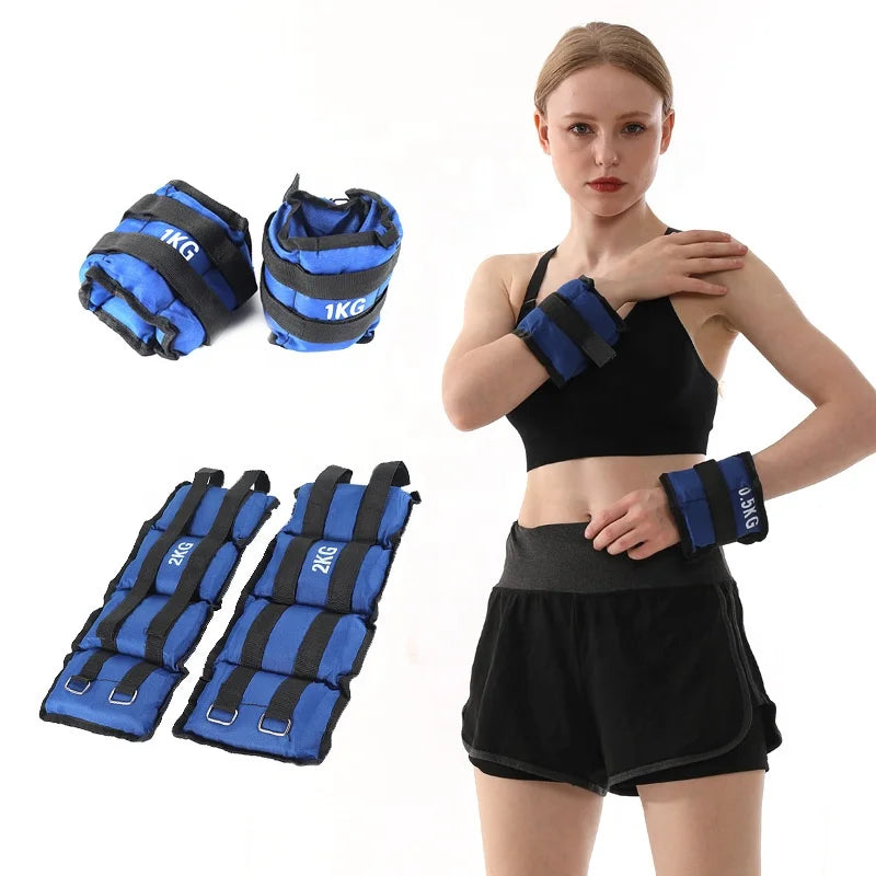 Ankle Weights Sport GYM Exercise Fitness Running Training Leg Sandbag