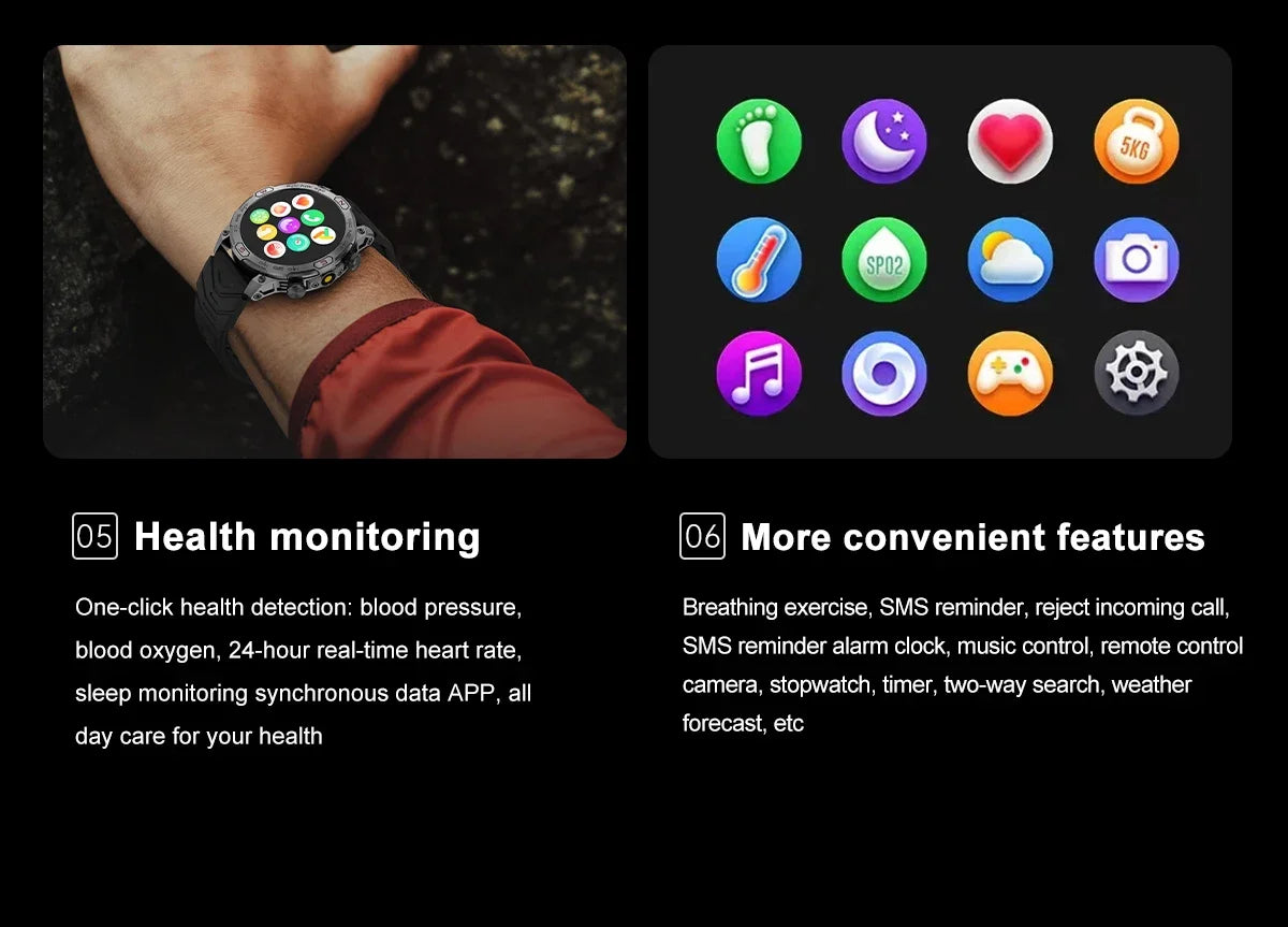 AMOLED HD Screen Heart Rate IP68