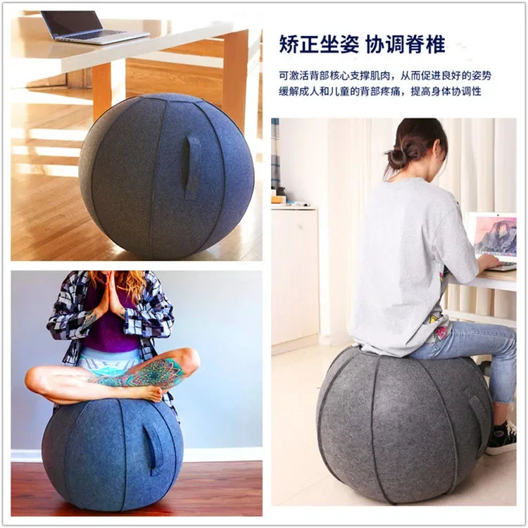 Yoga Ball With Cover Home Fitness