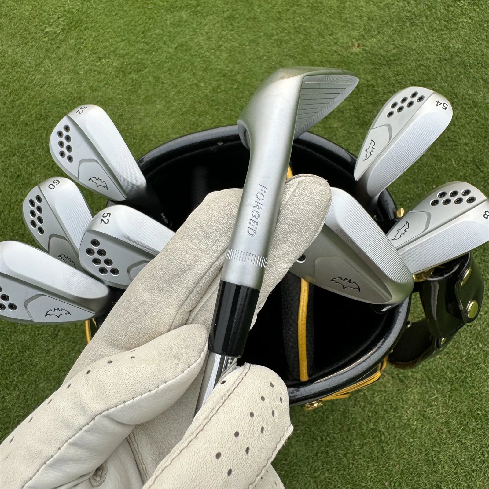 Super Bat Golf Wedges Forged 48 50 52 54 56 58 60 62 Degree With S200 Steel Shaft Full CNC Milled Face Sand Wedge RH Golf Clubs