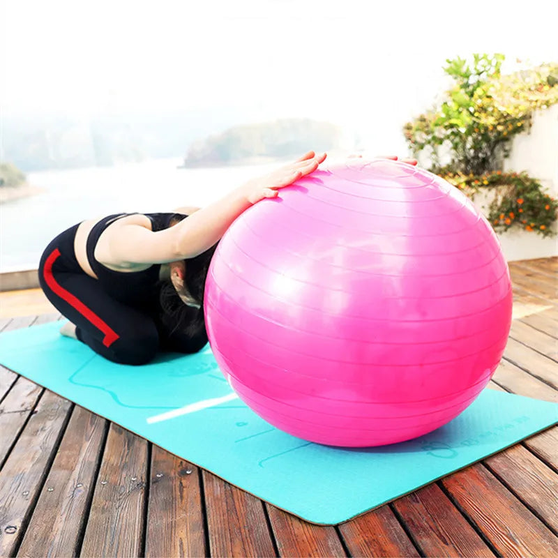45-85cm Big Yoga Ball PVC Inflatable Yoga Exercise Ball