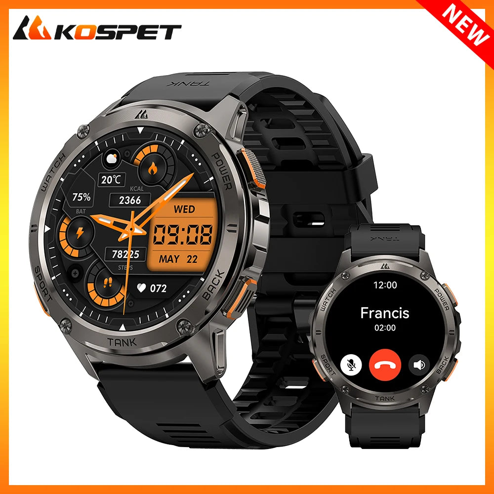 2024 NEW KOSPET TANK T3 Smartwatches For Men