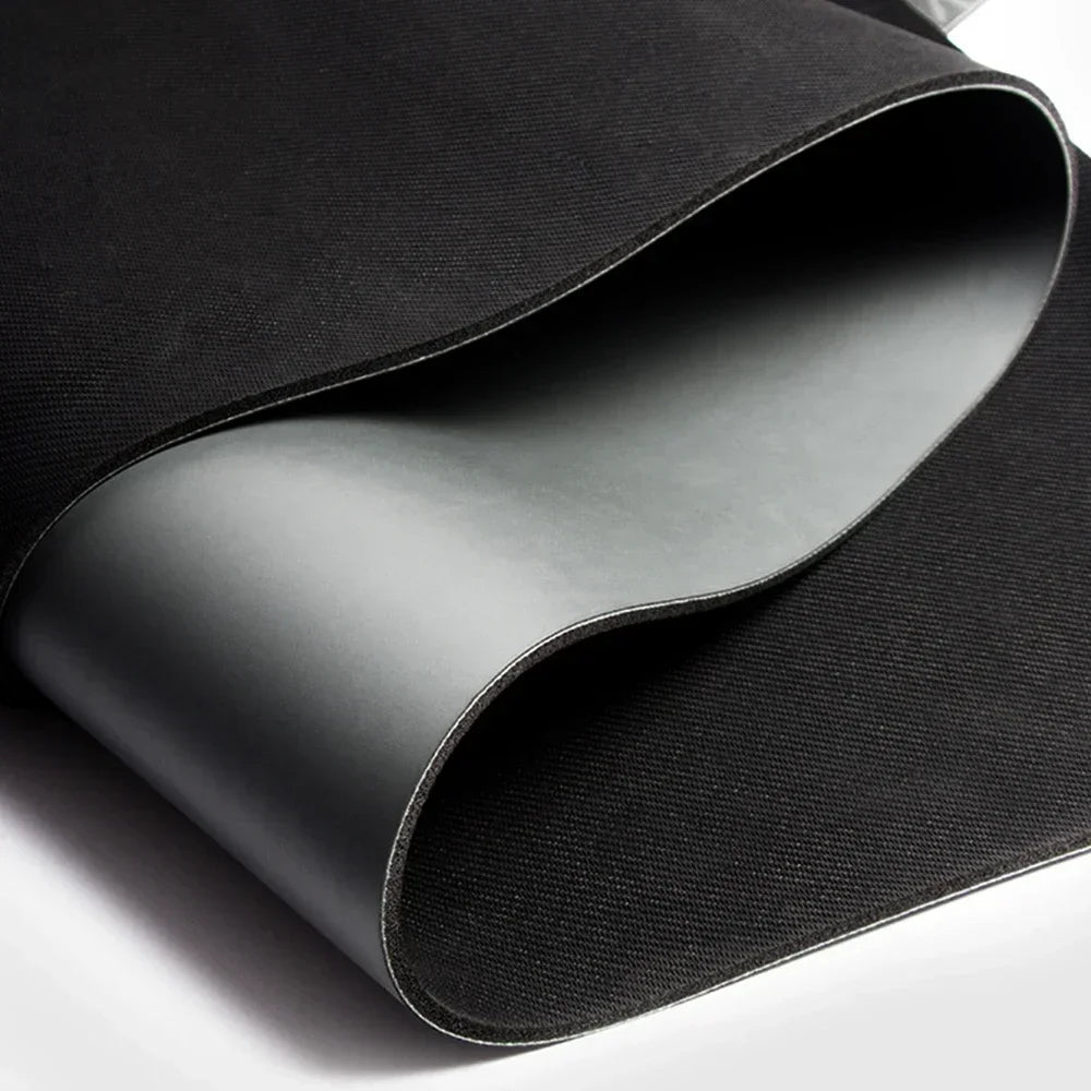 Gray PU Rubber Mat 183*68CM thickened Bronzing Yoga Mats