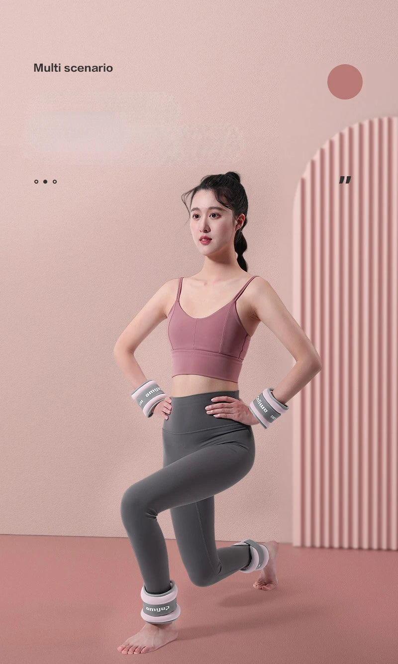 1Pair Yoga Iron Sandbag Wrist And Ankle Weights