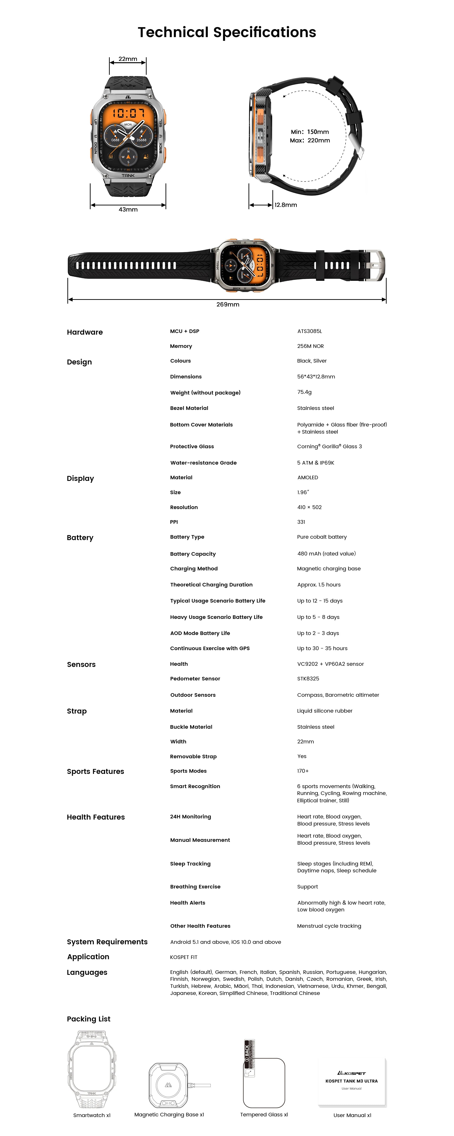 NEW Original KOSPET TANK M3 Ultra