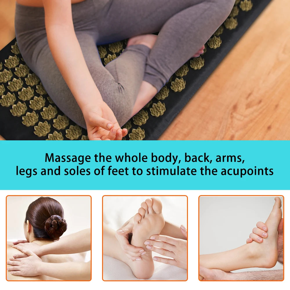 Lotus Acupressure Mat Mat Massage Applicator