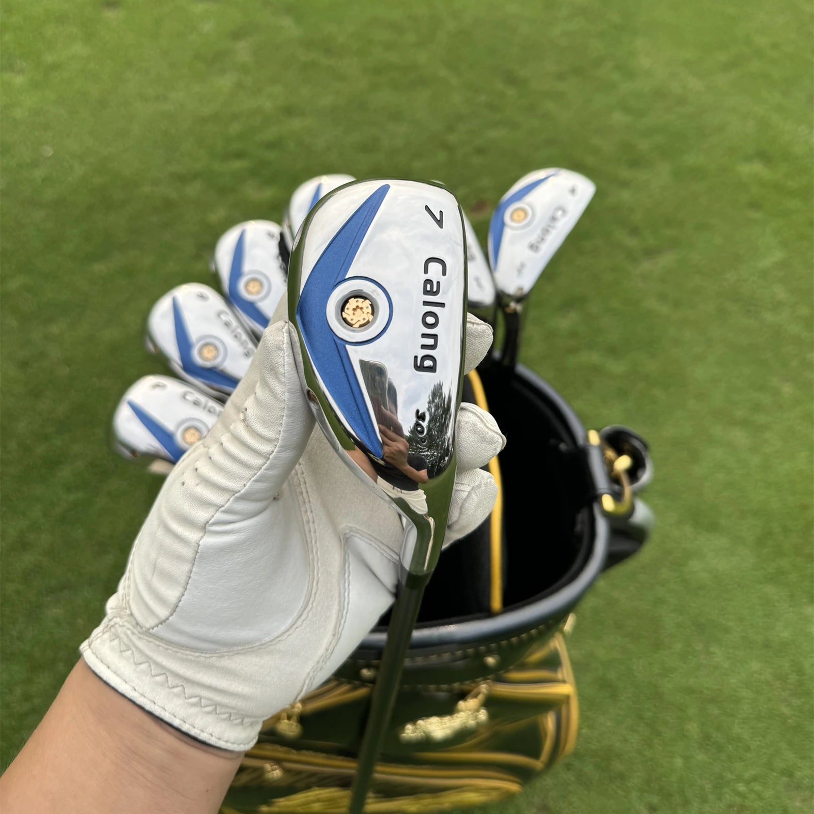 Super Calong Golf Hybrid Irons Woods 4 5 6 7 8 9 P With R/S/A Flex Graphite Shaft RH Golf Clubs