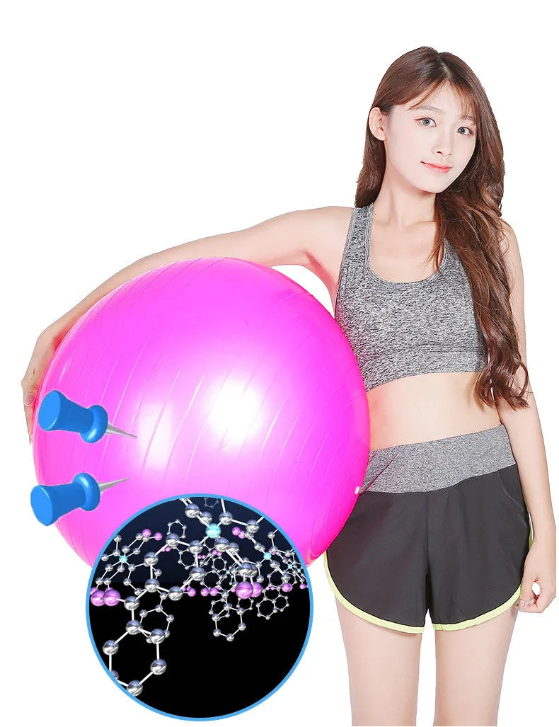 45-85cm Big Yoga Ball PVC Inflatable Yoga Exercise Ball
