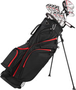 Men’s Complete Golf Clubs Package Set Includes Driver, Fairway, Hybrid, 5
