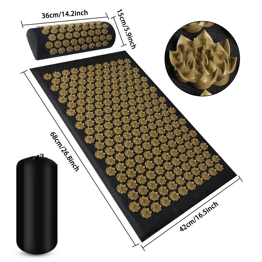 Lotus Acupressure Mat Mat Massage Applicator