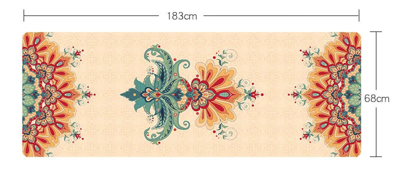 183*68cm Ultra-thin Non-slip Foldable Yoga Mats