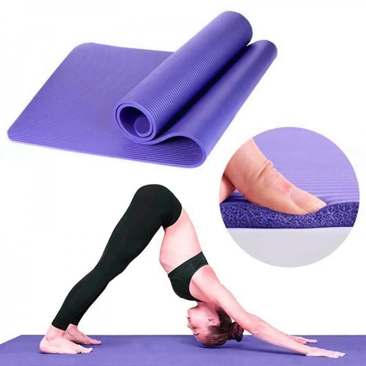 10MM Extra Thick  Yoga Mats Non-slip