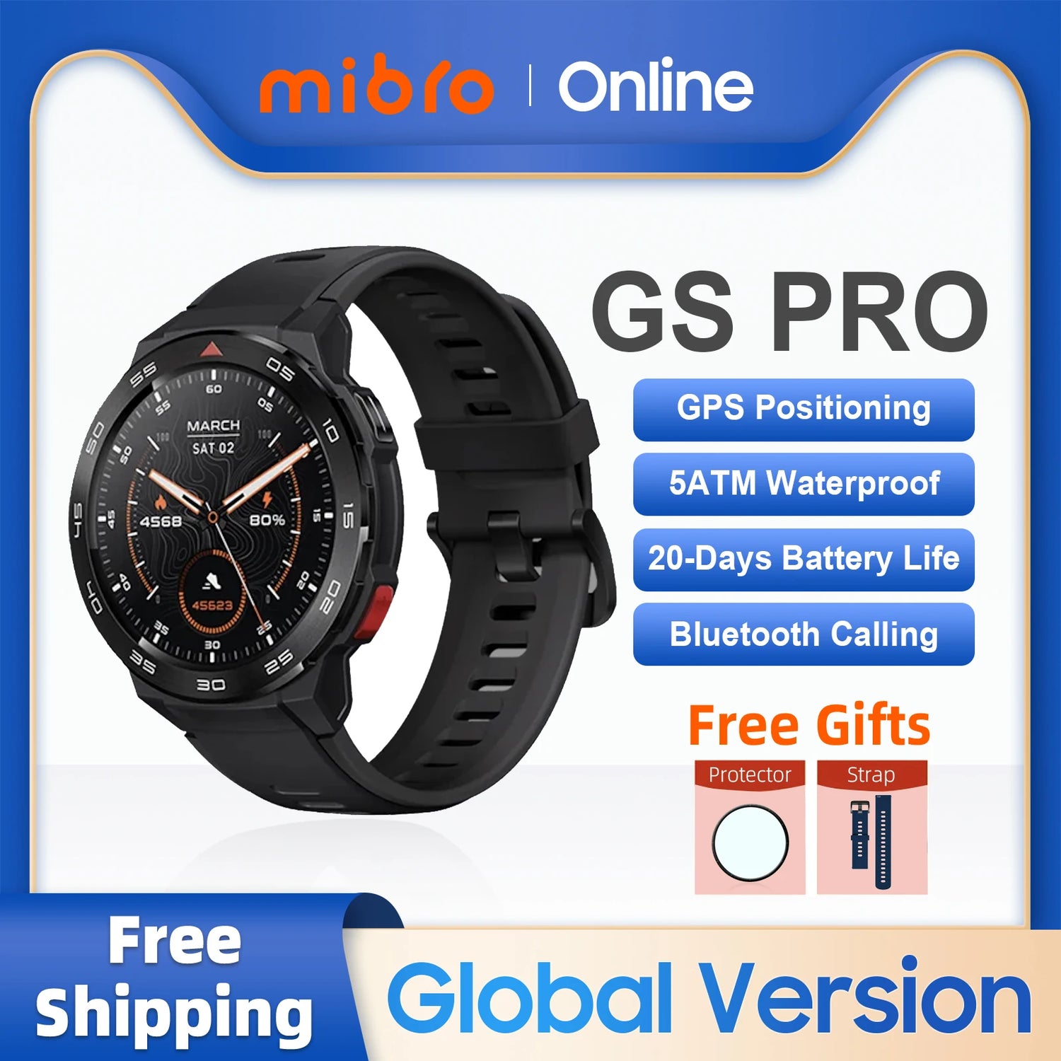 Mibro GS Pro Smartwatch GPS Positioning 1.43Inch