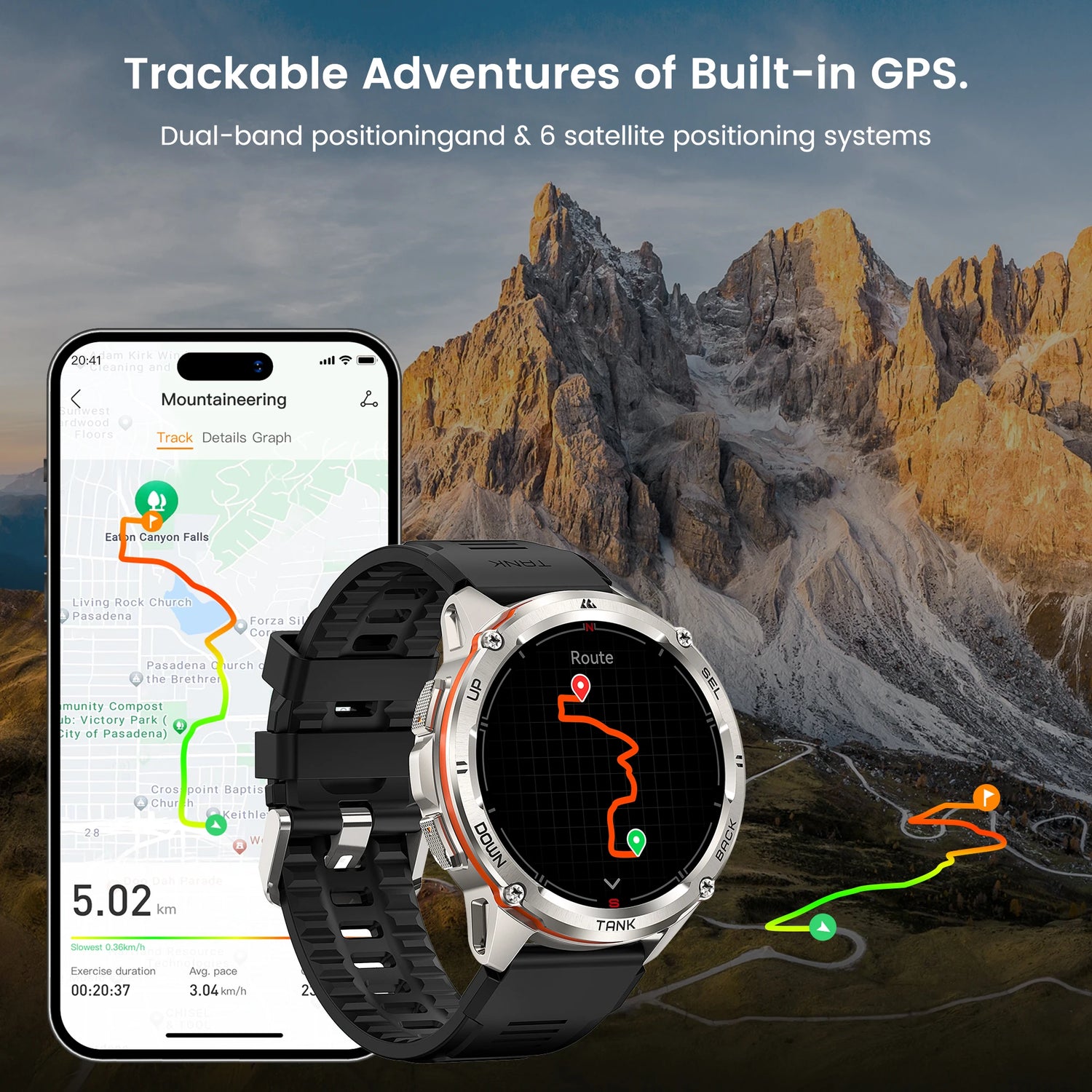 Original KOSPET TANK T3 Ultra Smart Watches