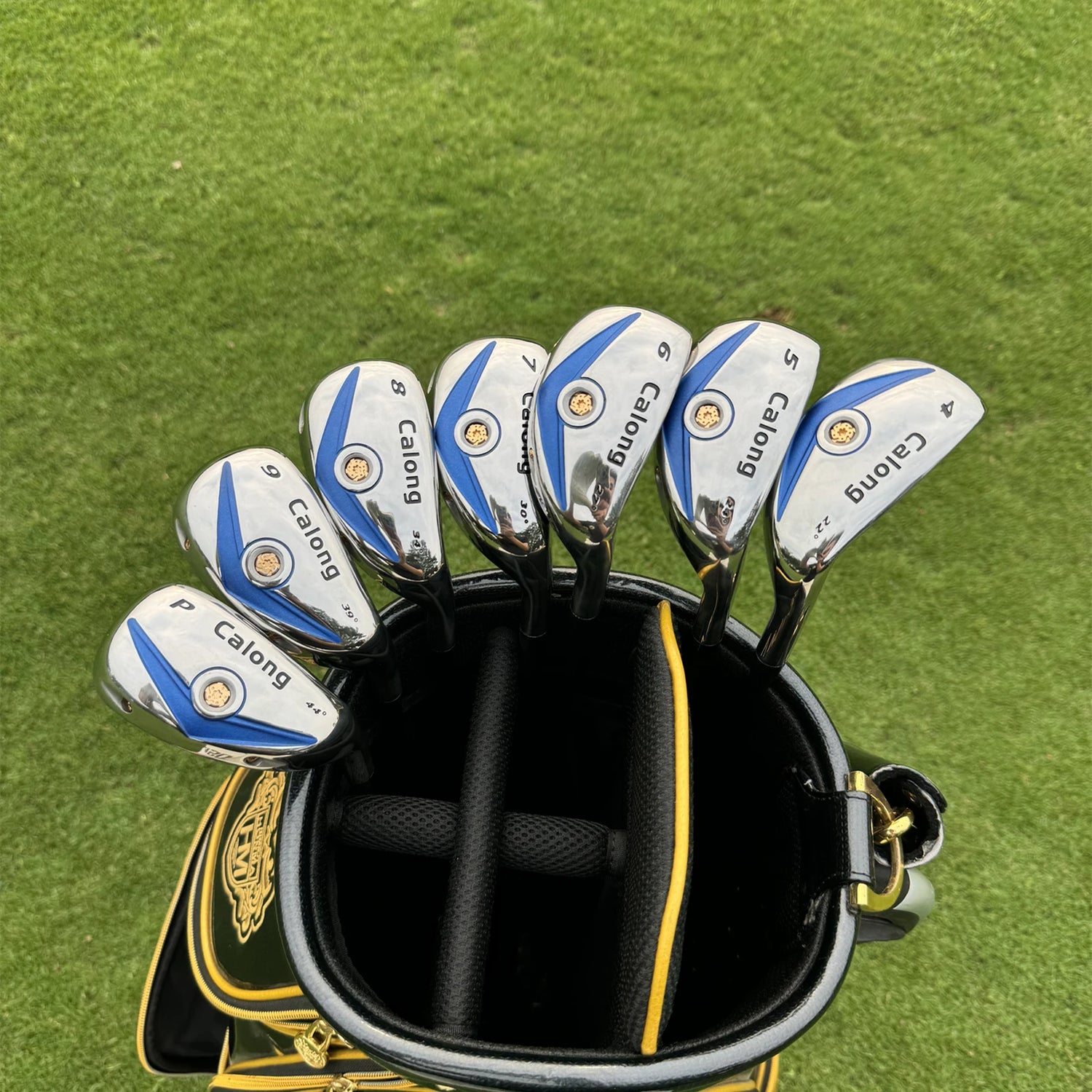 Super Calong Golf Hybrid Irons Woods 4 5 6 7 8 9 P With R/S/A Flex Graphite Shaft RH Golf Clubs