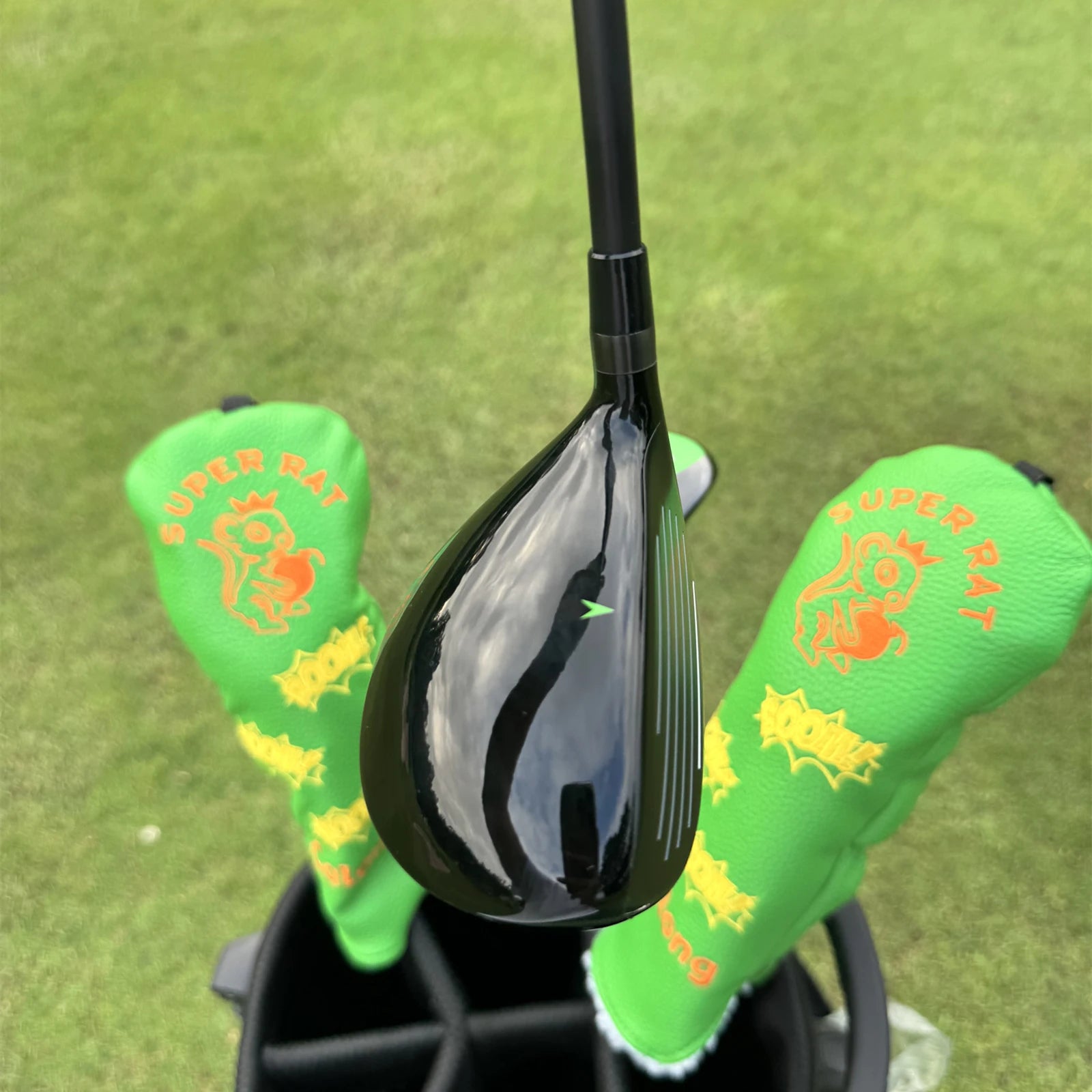 Calong Super Rat Golf Hybrids 18 22 26 30 Degree With 65g SR Flex Graphite Shaft Headcover Rescue RH Golf Clubs