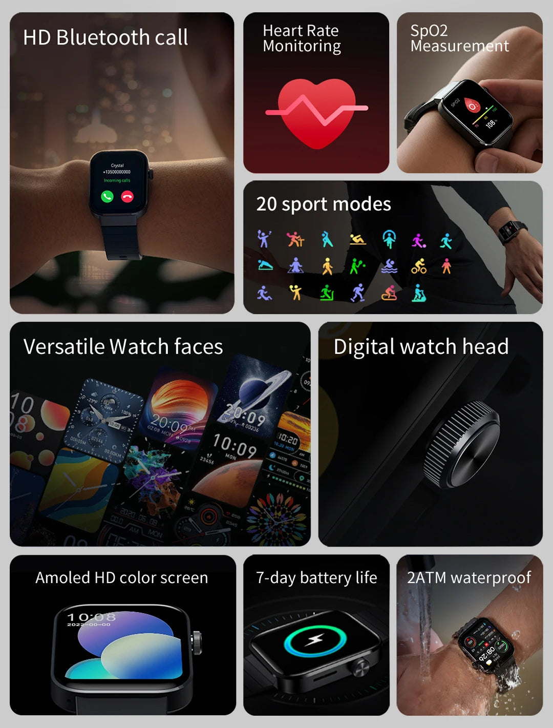 Mibro Watch T1 Global Version 1.6Inch AMOLED