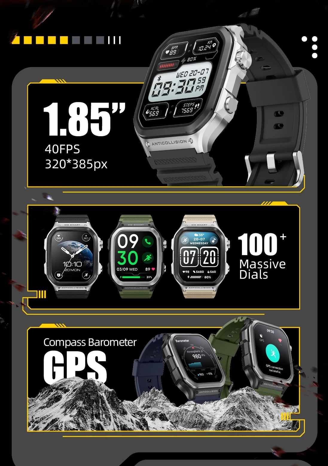 ZZYSMART IDS06 1.85"AMOLED