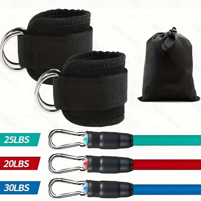 Yoga Elastic Fitness Bands Resistance Band Set