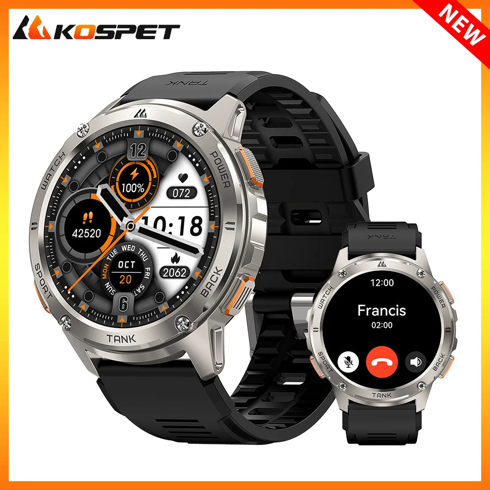 2024 NEW KOSPET TANK T3 Smartwatch For Men