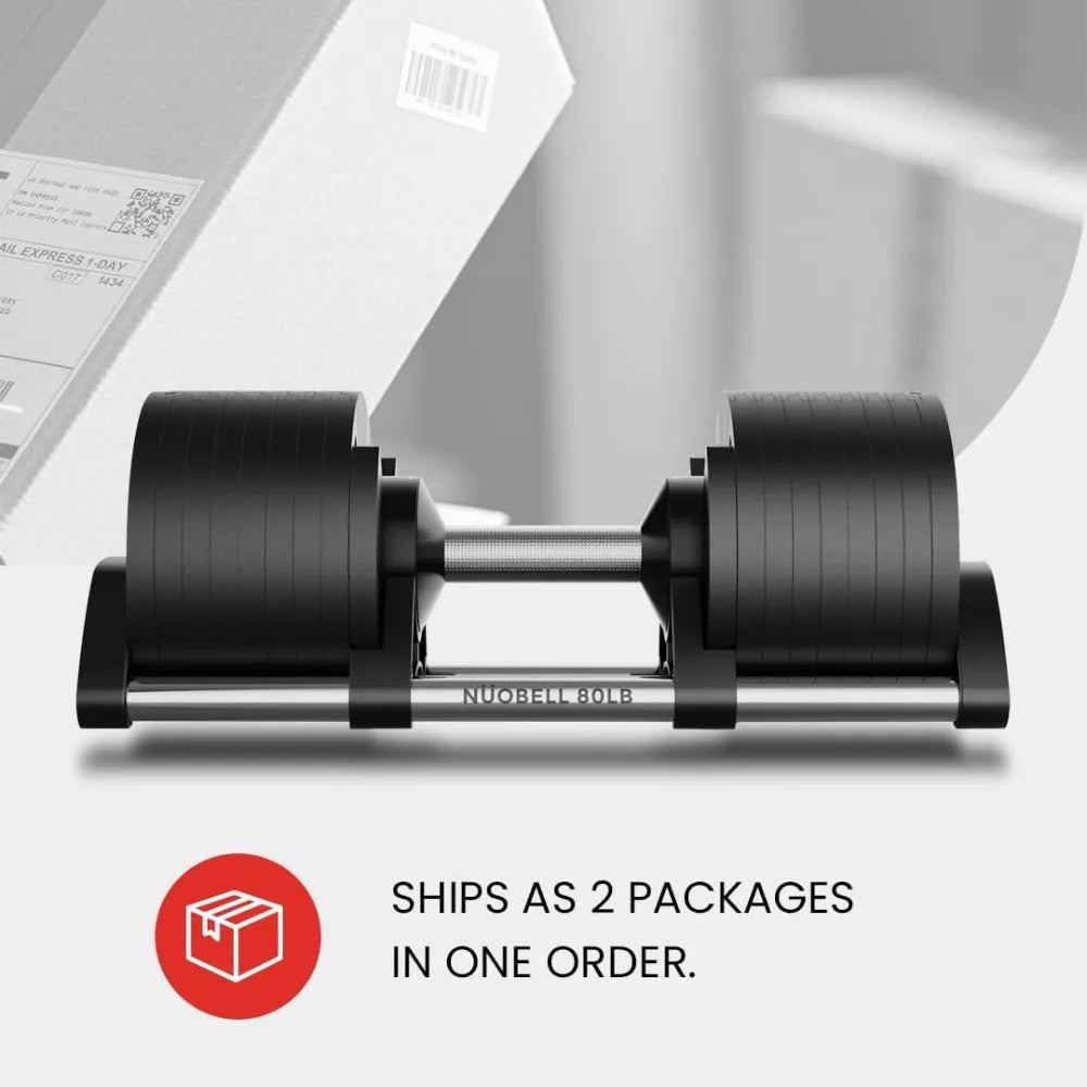 Adjustable Dumbbells Pair 5-80 lbs