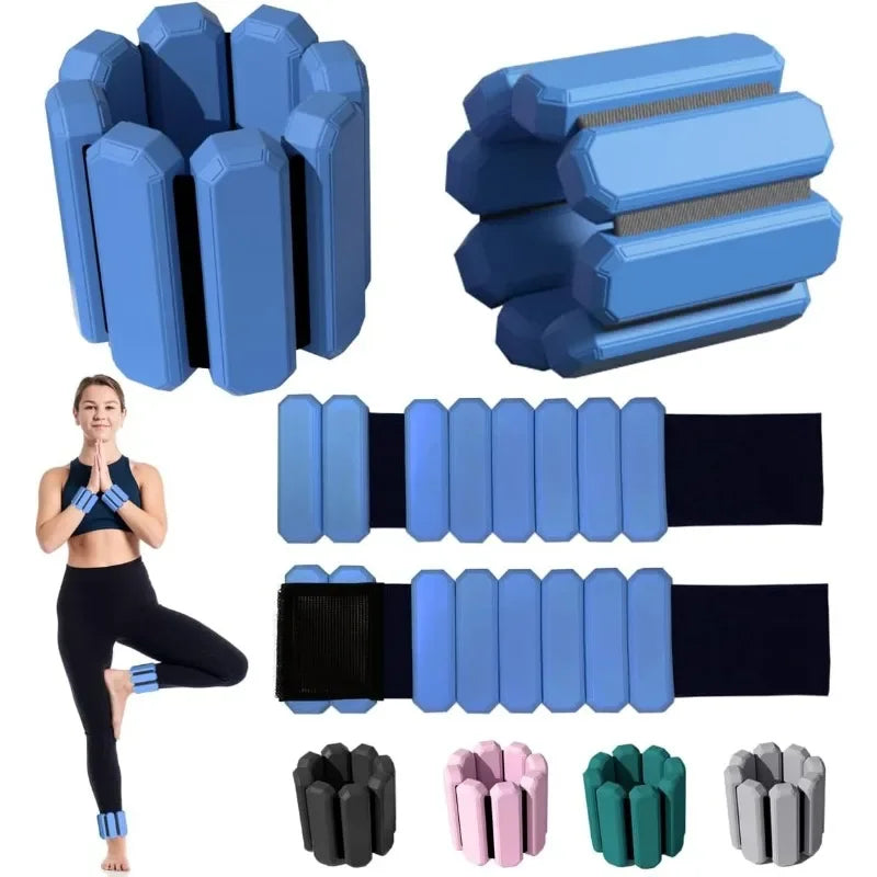Adjustable Wrist & Ankle Weights for Women Men
