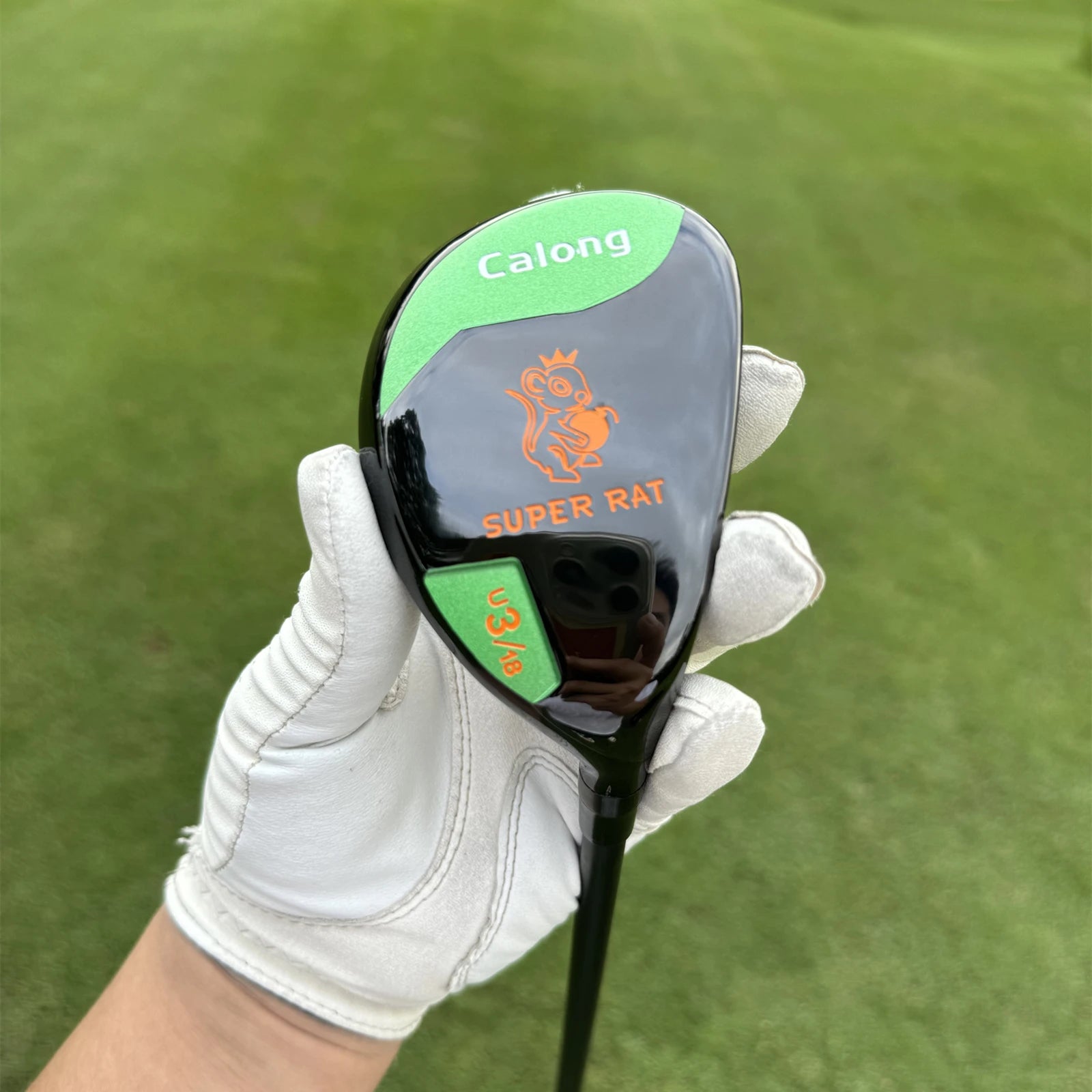 Calong Super Rat Golf Hybrids 18 22 26 30 Degree With 65g SR Flex Graphite Shaft Headcover Rescue RH Golf Clubs