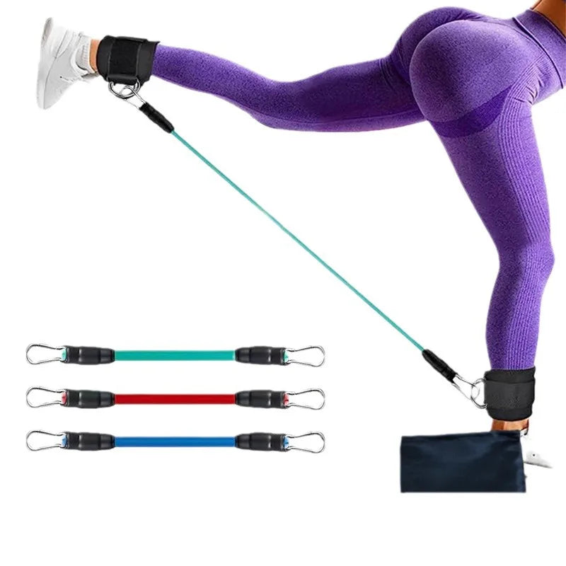 Yoga Elastic Fitness Bands Resistance Band Set