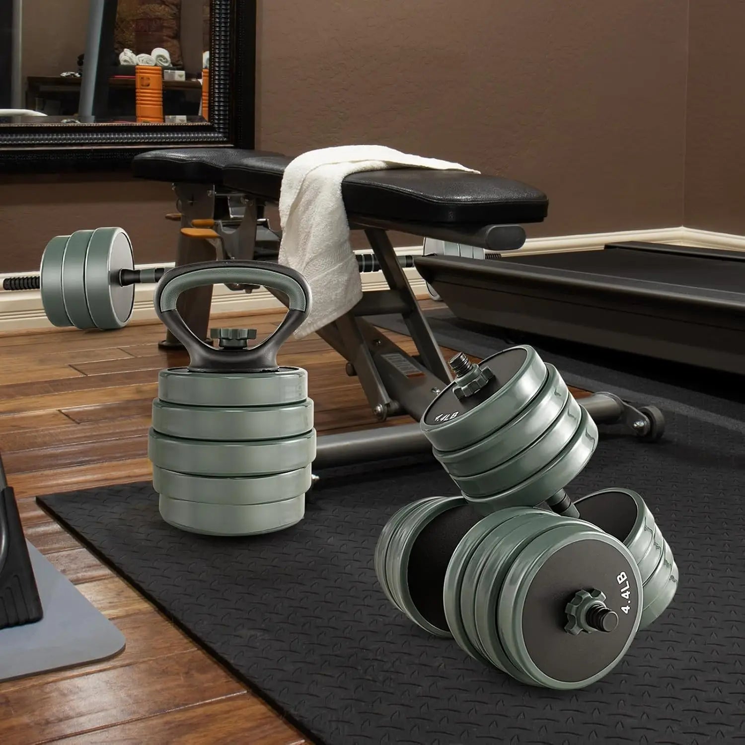 4 in 1 Free Weight Set with Connector