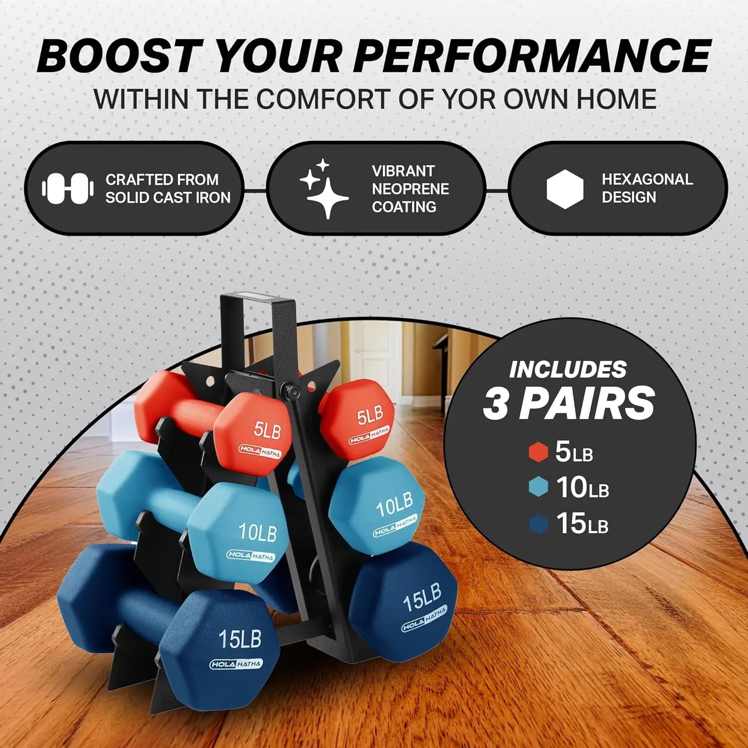 Neoprene Dumbbell Free Hand Weight Set